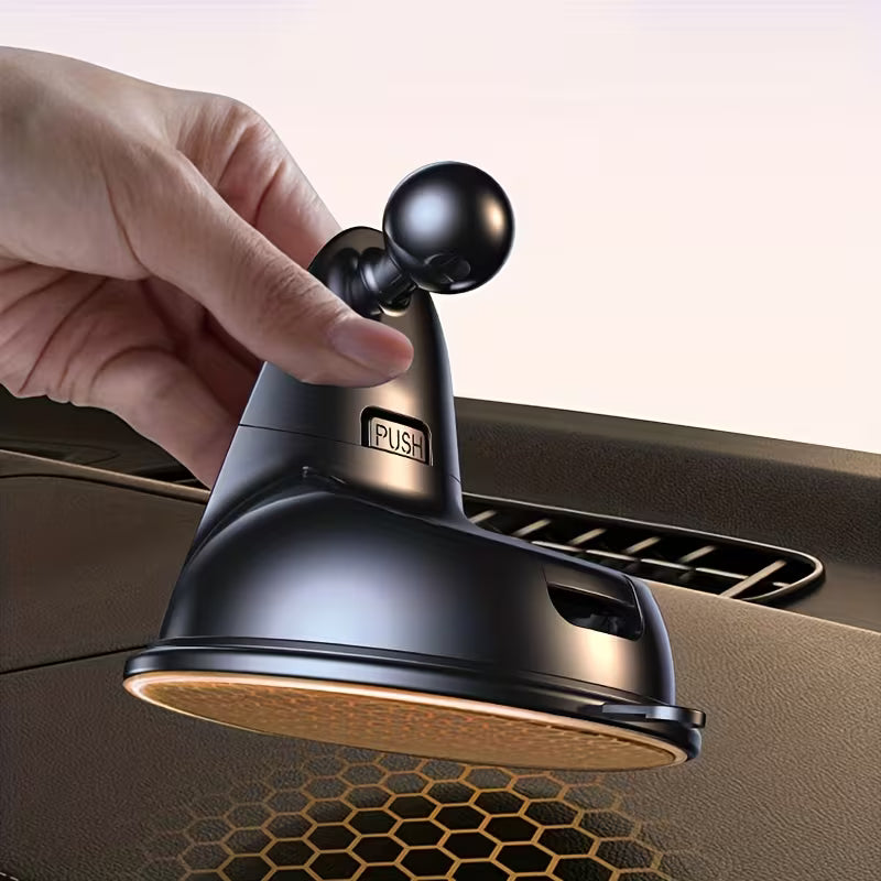 Universal 360° Car Phone Holder (Model 2025) – Stable Vacuum Mount for GPS