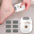 Electric Callus Remover for Feet, Rechargeable Pedicure Tool with 6 Replaceable Heads, USB Powered, Ergonomic Design