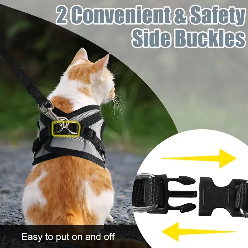 Cat and Dog Vest-Style Harness Set NEW size M