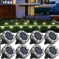 Solar LED Ground Light for Garden & Pathway, Waterproof Outdoor Landscape Lighting, Auto-On Solar Path Lamp