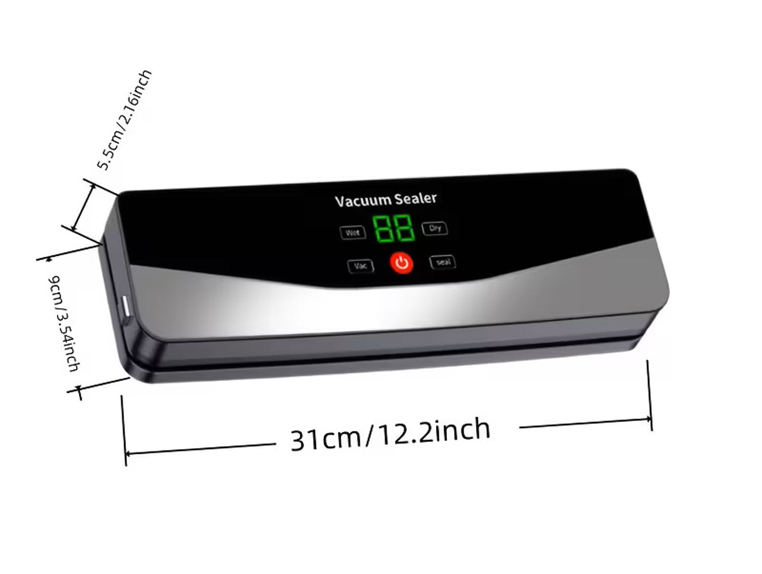 Portable Wireless Vacuum Sealer for Food – Automatic Handheld Sealer with USB Charging