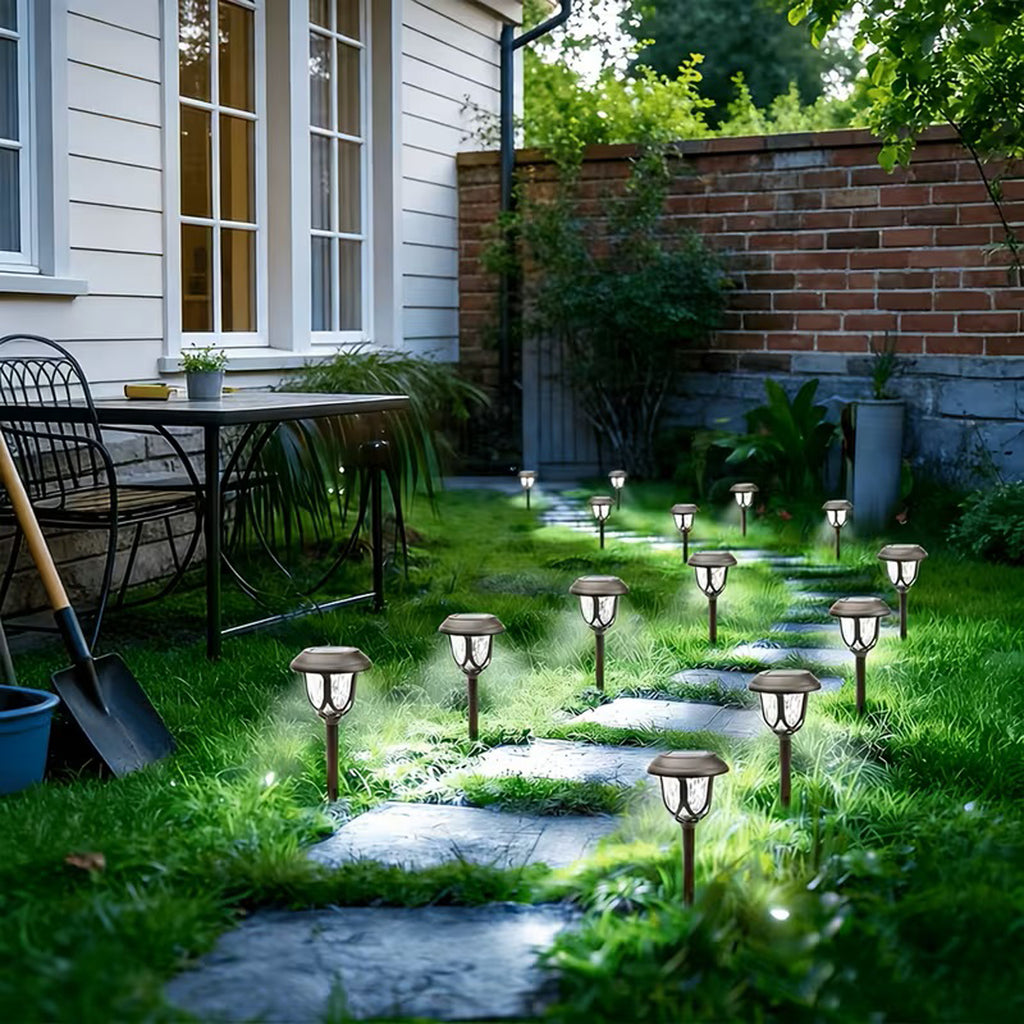 Vintage Solar Powered Led Garden Lights – Warm Illumination for Cozy Pathways and Backyards