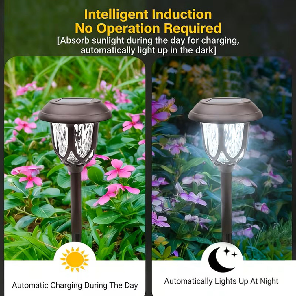 Vintage Solar Powered Led Garden Lights – Warm Illumination for Cozy Pathways and Backyards