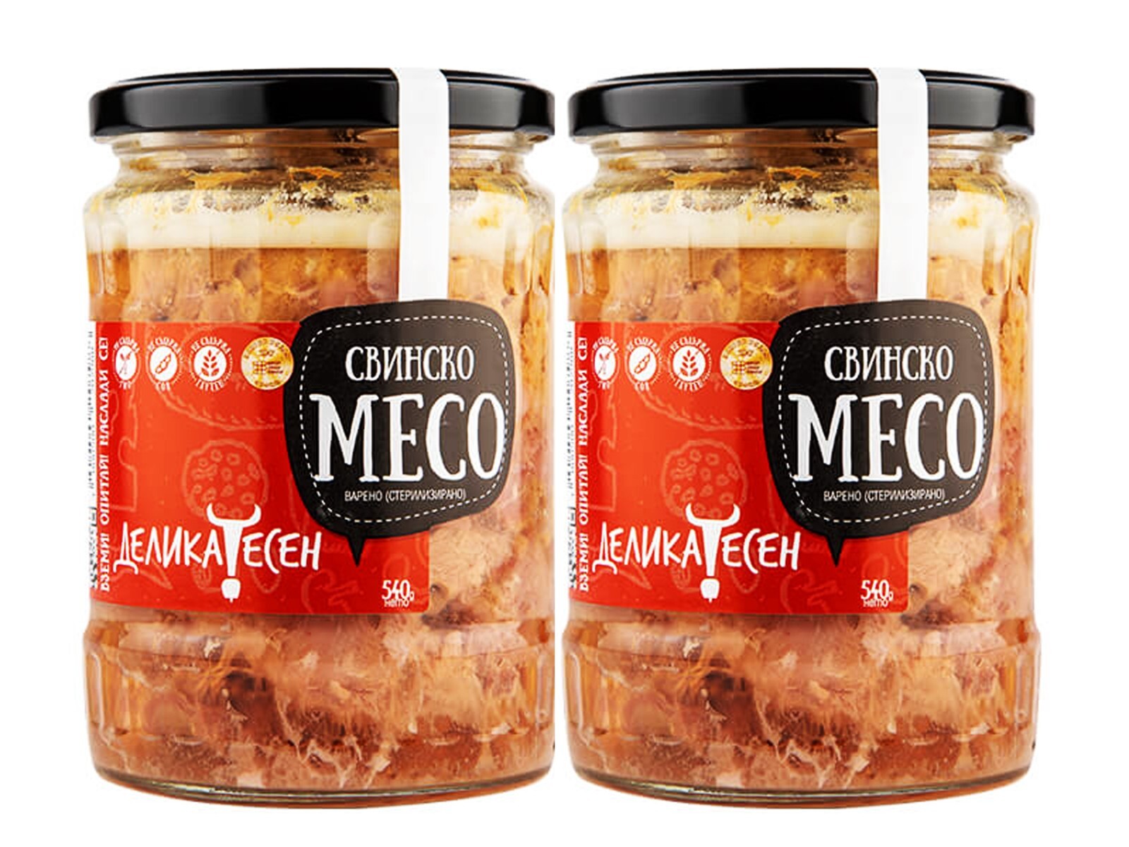 Pork Delicatessen 2x540g Bio Organic