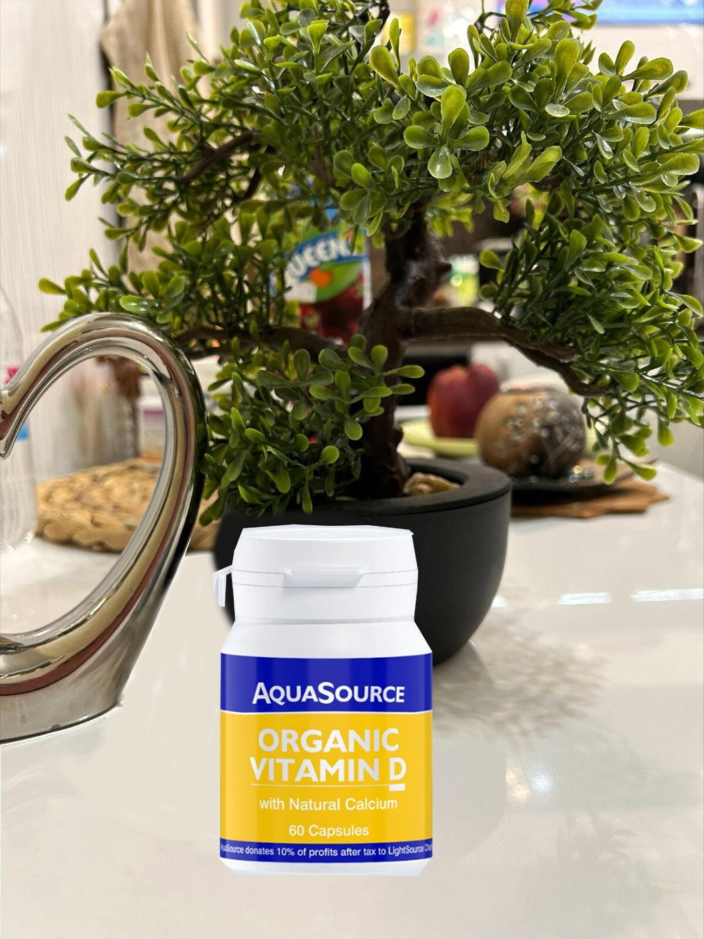 AquaSource Organic Vitamin D 60 Caps Vegan