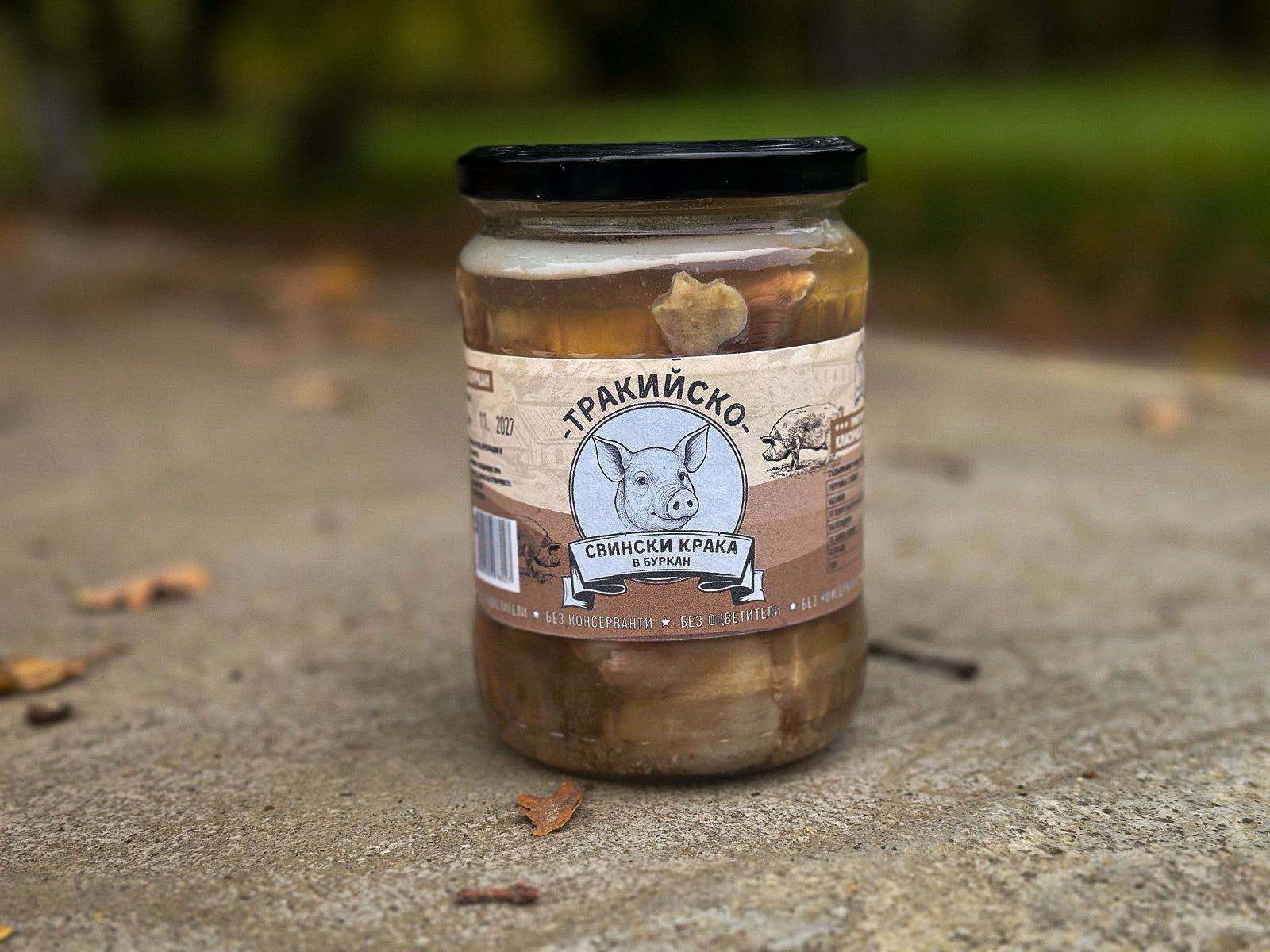 PORK LEGS IN A JAR Thracian 2x380g Bio Natural
