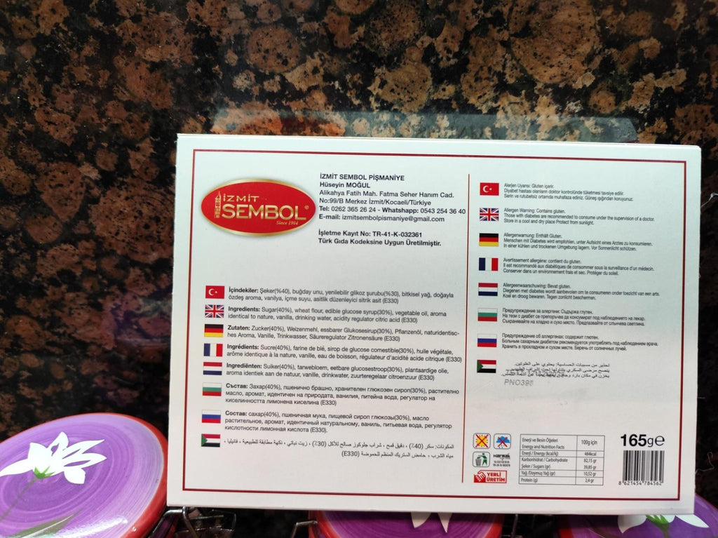 Turkish Halva with Vanilla Pishmaniye 165 g Natural Izmit