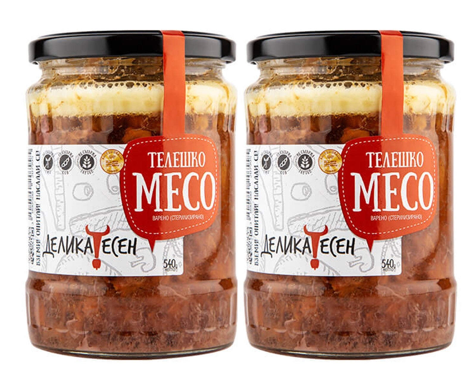 Beef Delicatessen 2x540g Bio Organic