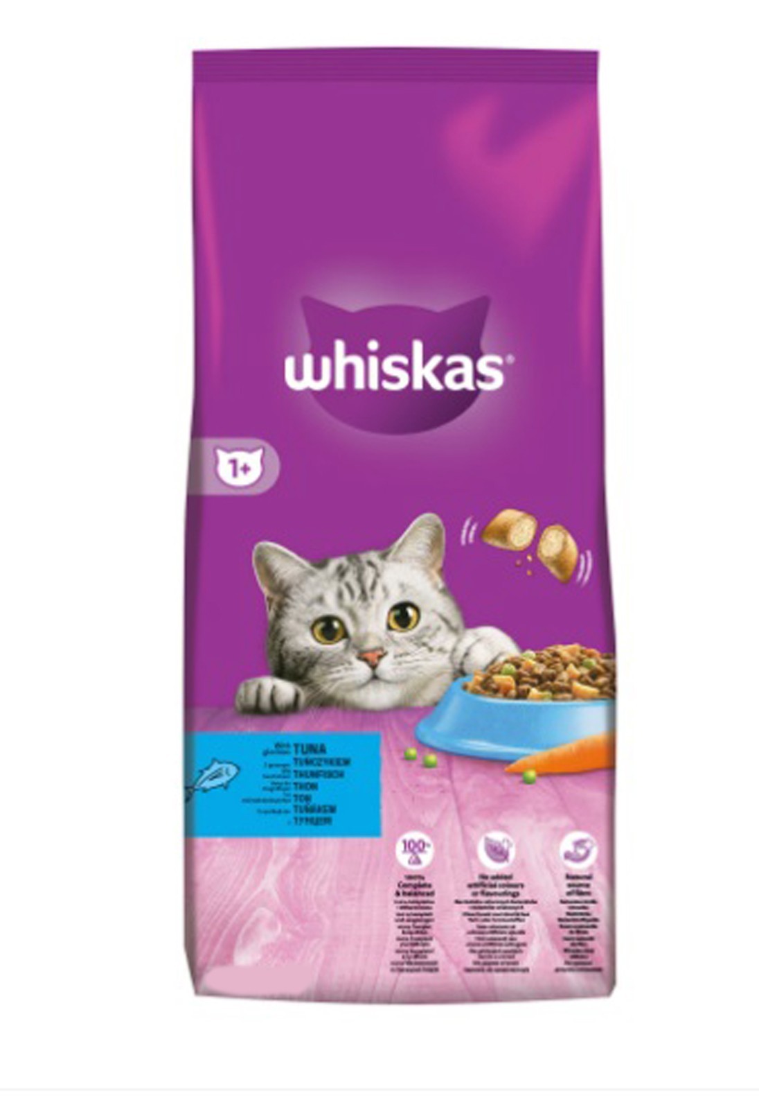 Whiskas Dry Cat Food with Fish Natural 1.4 kg NEW