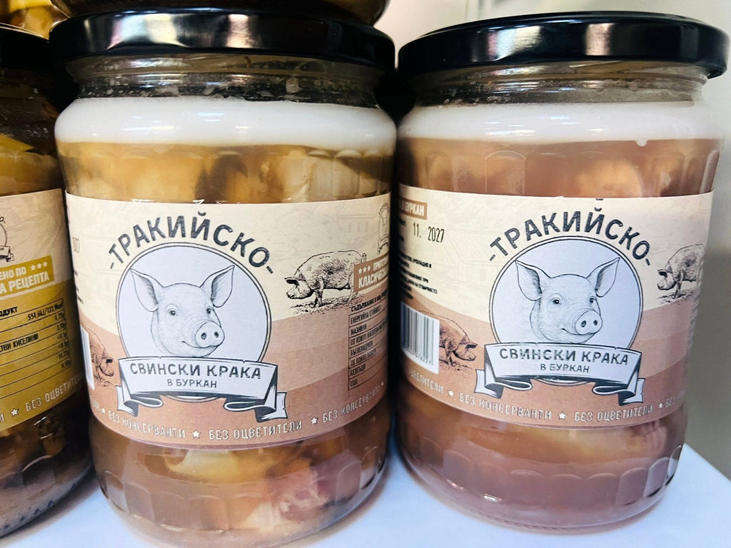 PORK LEGS IN A JAR Thracian 2x380g Bio Natural