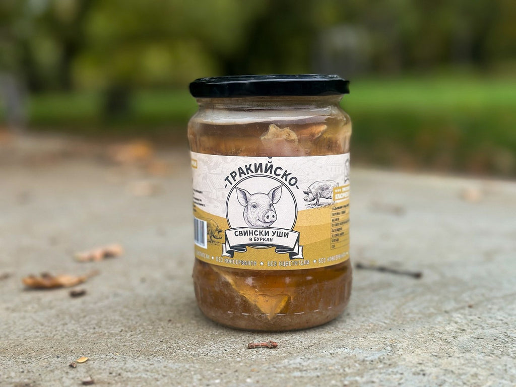 PIG EARS IN A Glass JAR Thracian 2 x 300gr Bio Natural