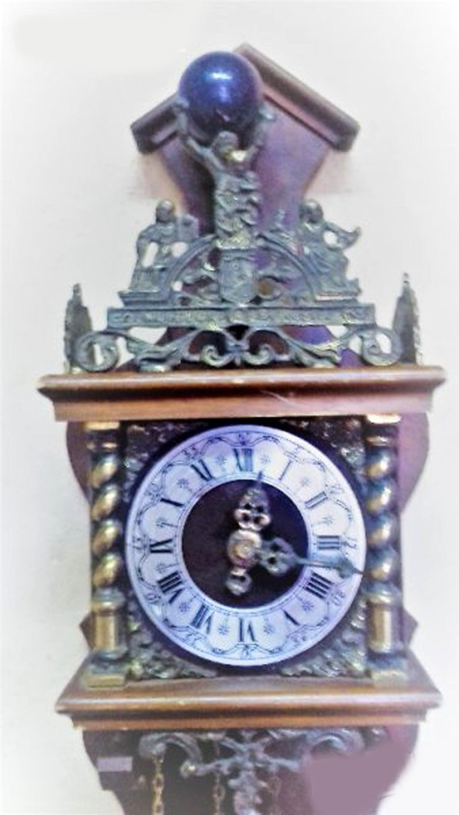 Antique Dutch wall clock old