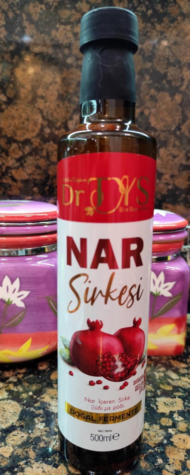Turkish Balsamic Vinegar from Pomegranate 500 ml Natural