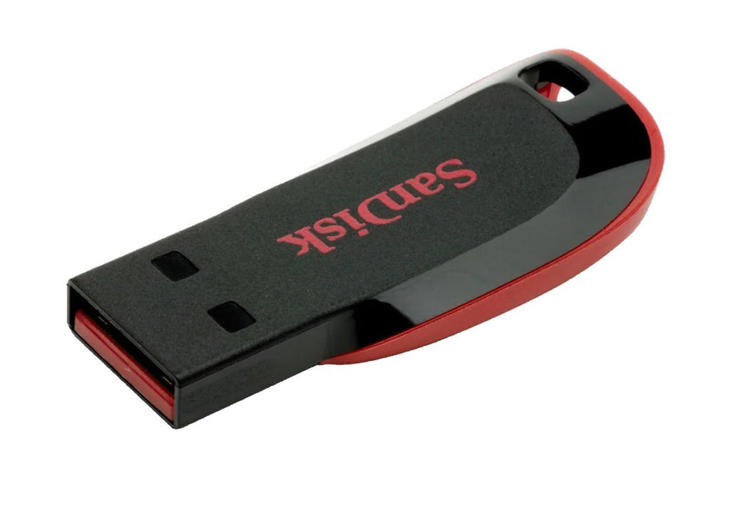 SanDisk 64GB Cruzer Blade USB 2.0  Flash Drive  Black