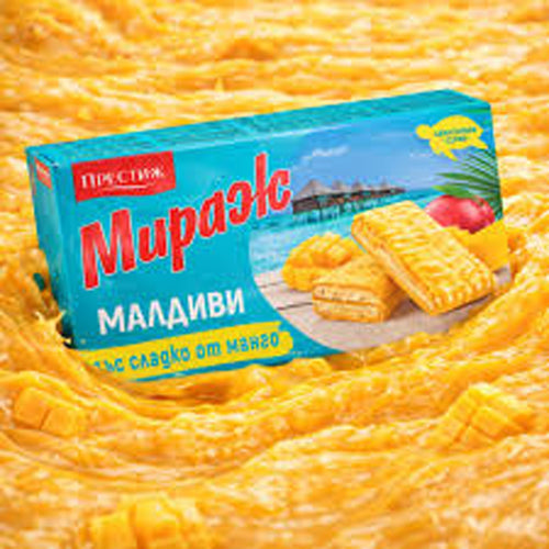 Biscuit Maldives With organic mango jam 178g Prestige