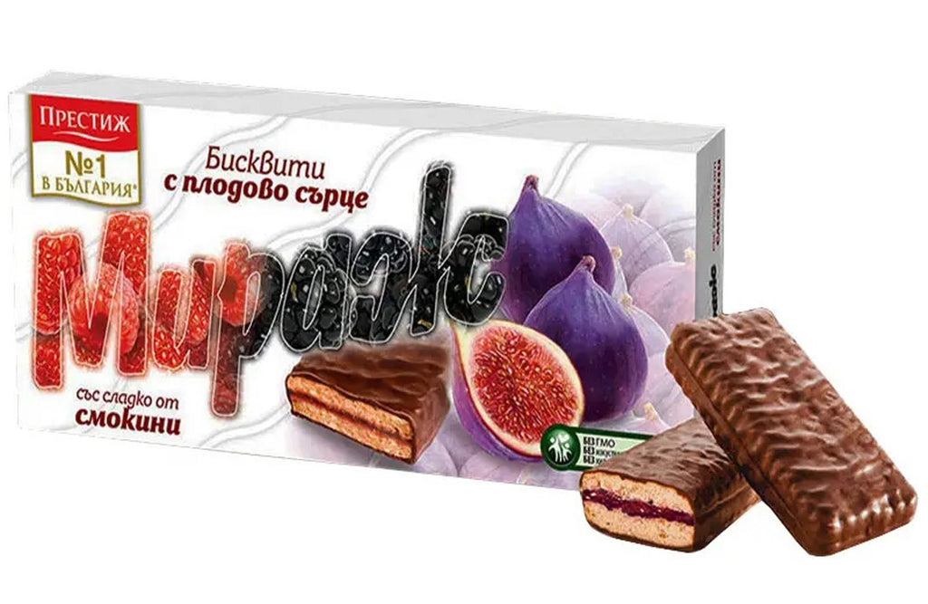 Fruit Heart Biscuit with Real Organic Fig Jam 176g