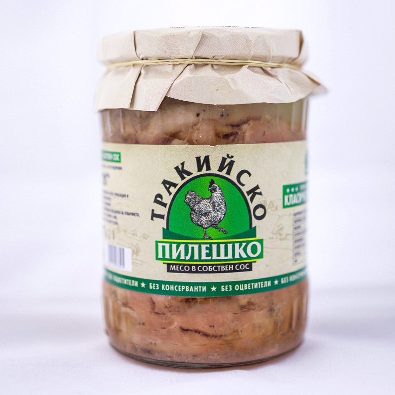 Chicken meat in its own sauce Thracian 2 piece - 2 x 500gr