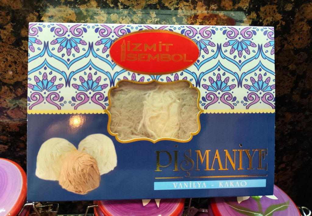 Turkish Halva with Vanilla and Cocoa Pishmaniye 165 g Natural Izmit