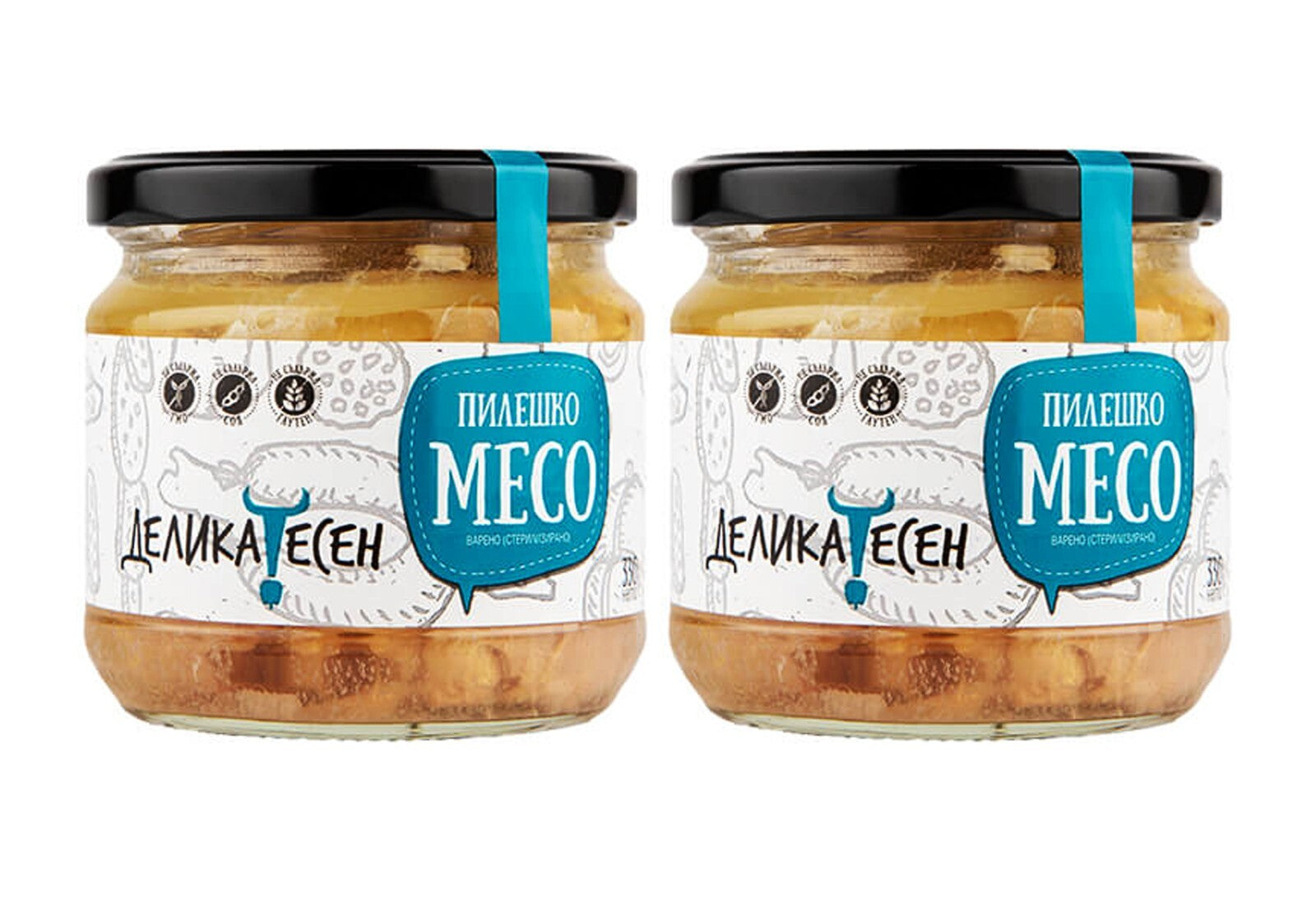 Chicken Meat Delicatessen 2x330g Organic Handmade