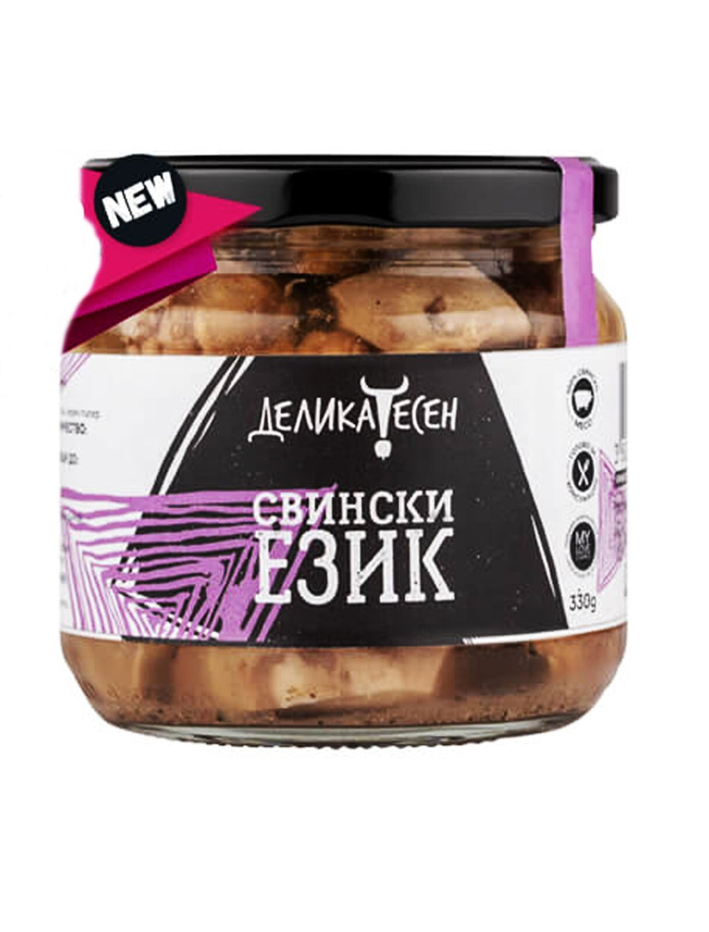 Pork tongue Delicatessen 2x330g Organic Handmade