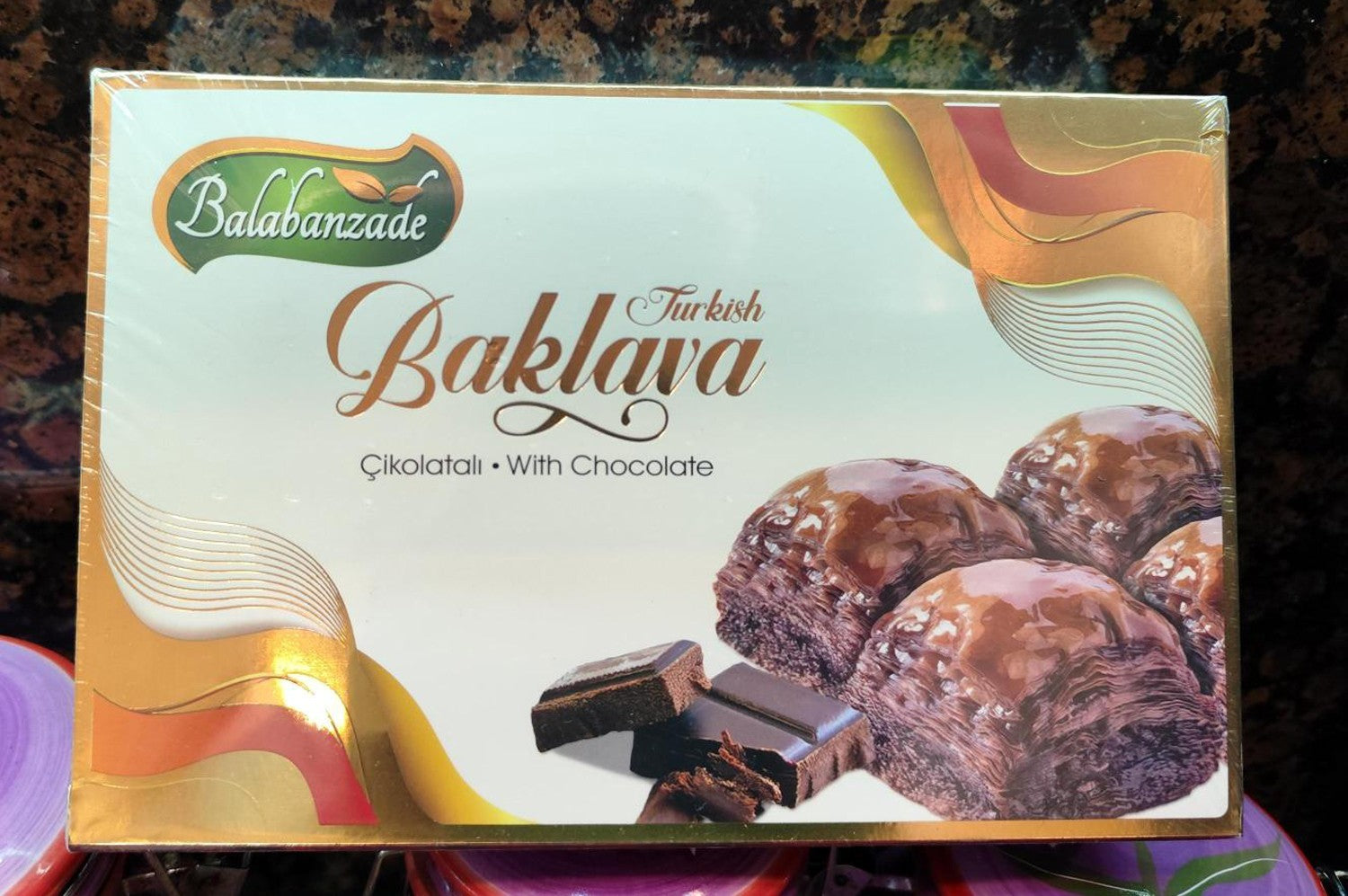 Turkish Baklava with Chocolate 400g Natural Balabanzade