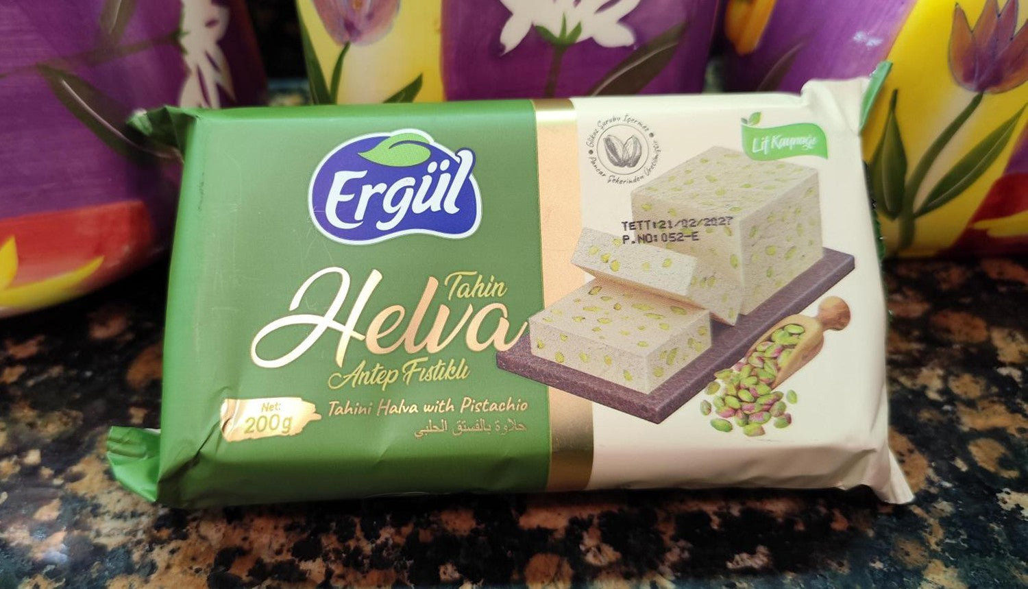 Turkish Halva with Pistachios 200 g Natural