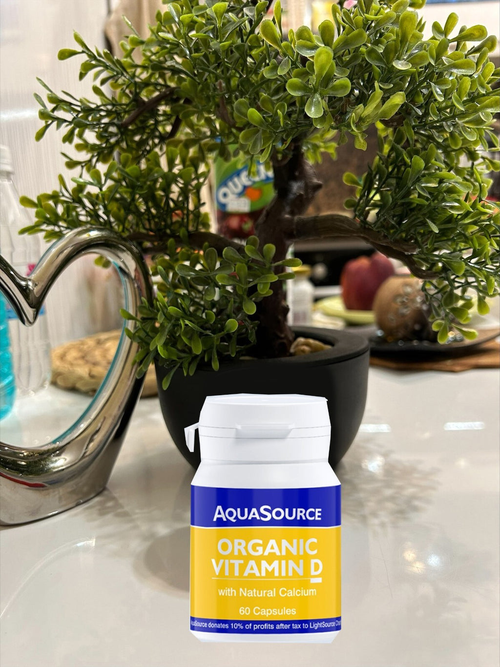 AquaSource Organic Vitamin D 60 Caps Vegan