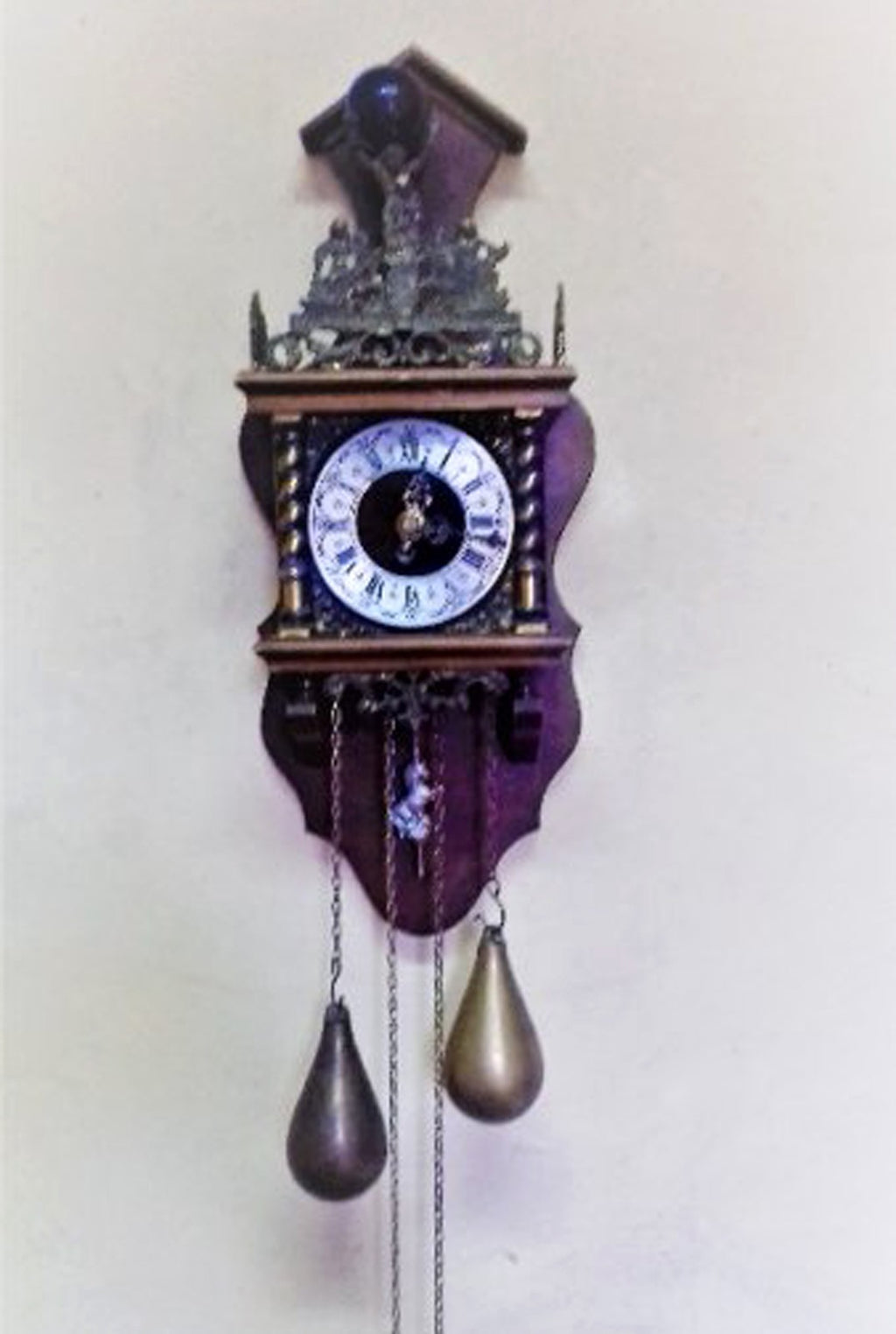 Antique Dutch wall clock old