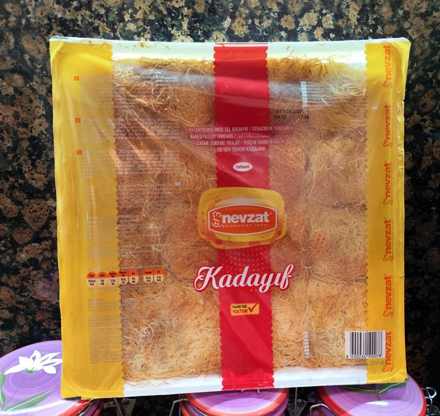Eastanbul Turkish Kadaiyf 500 g Kataifi  Natural