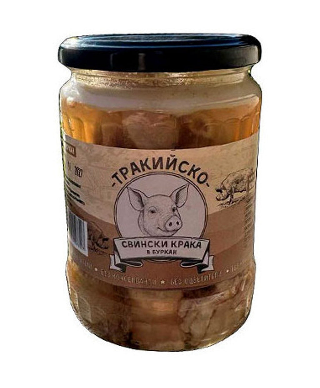 PORK LEGS IN A JAR Thracian 2x380g Bio Natural