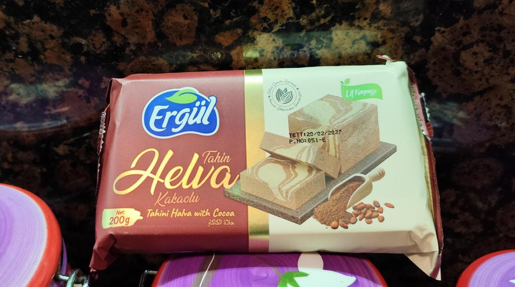 Turkish Halva with Cocoa 200 g Natural