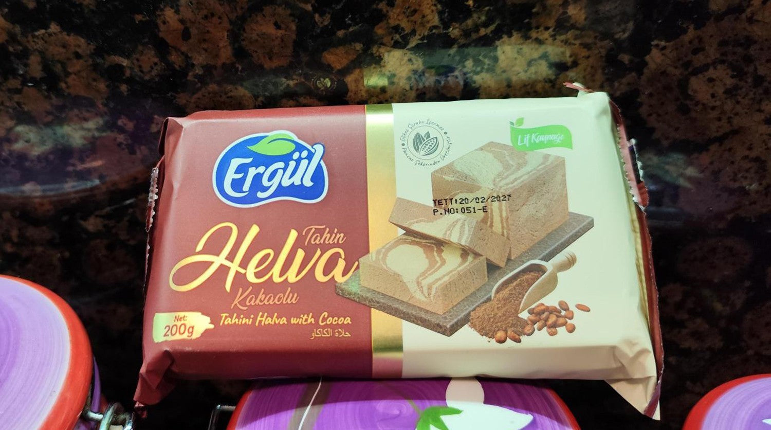 Turkish Halva with Cocoa 200 g Natural
