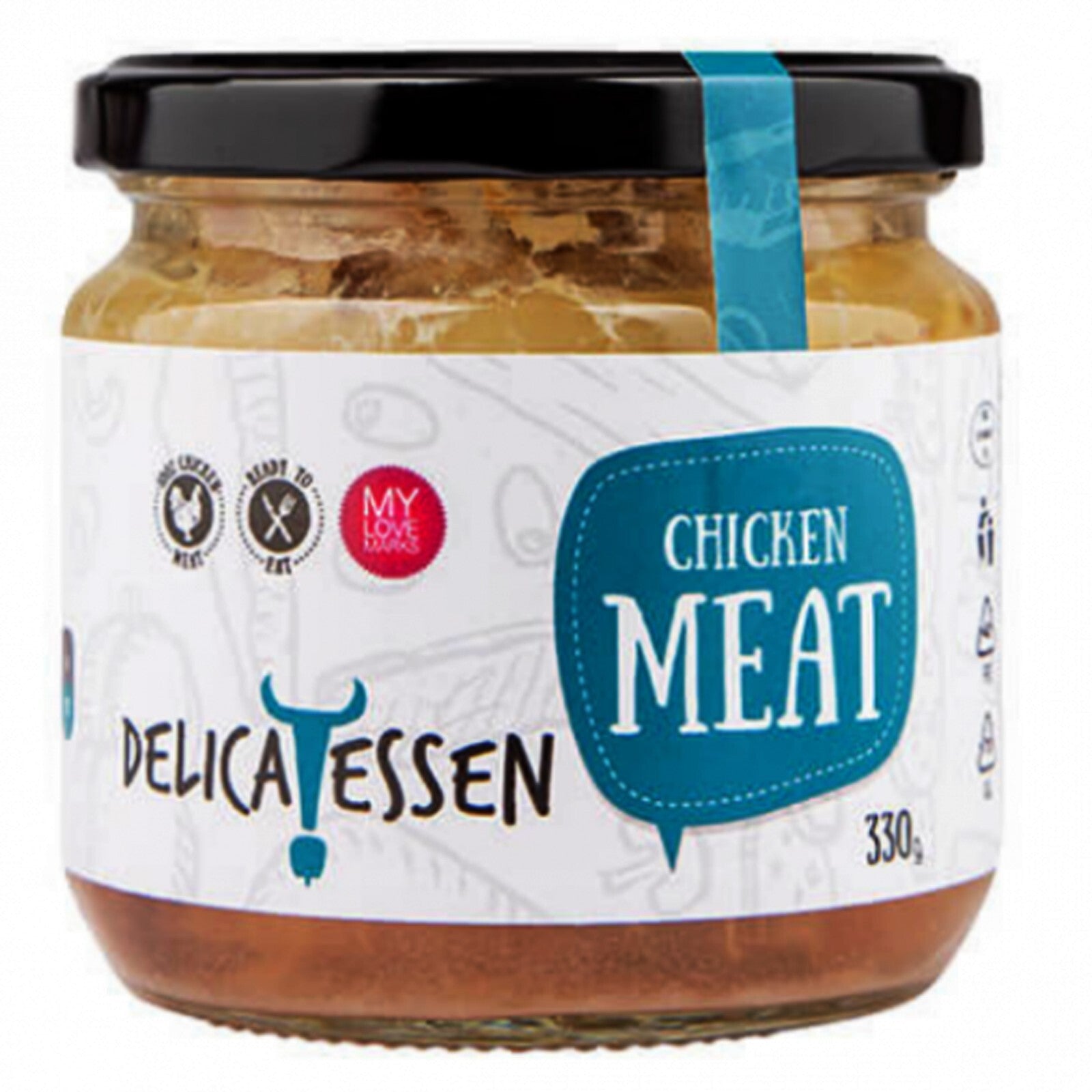 Chicken Meat Delicatessen 2x330g Organic Handmade