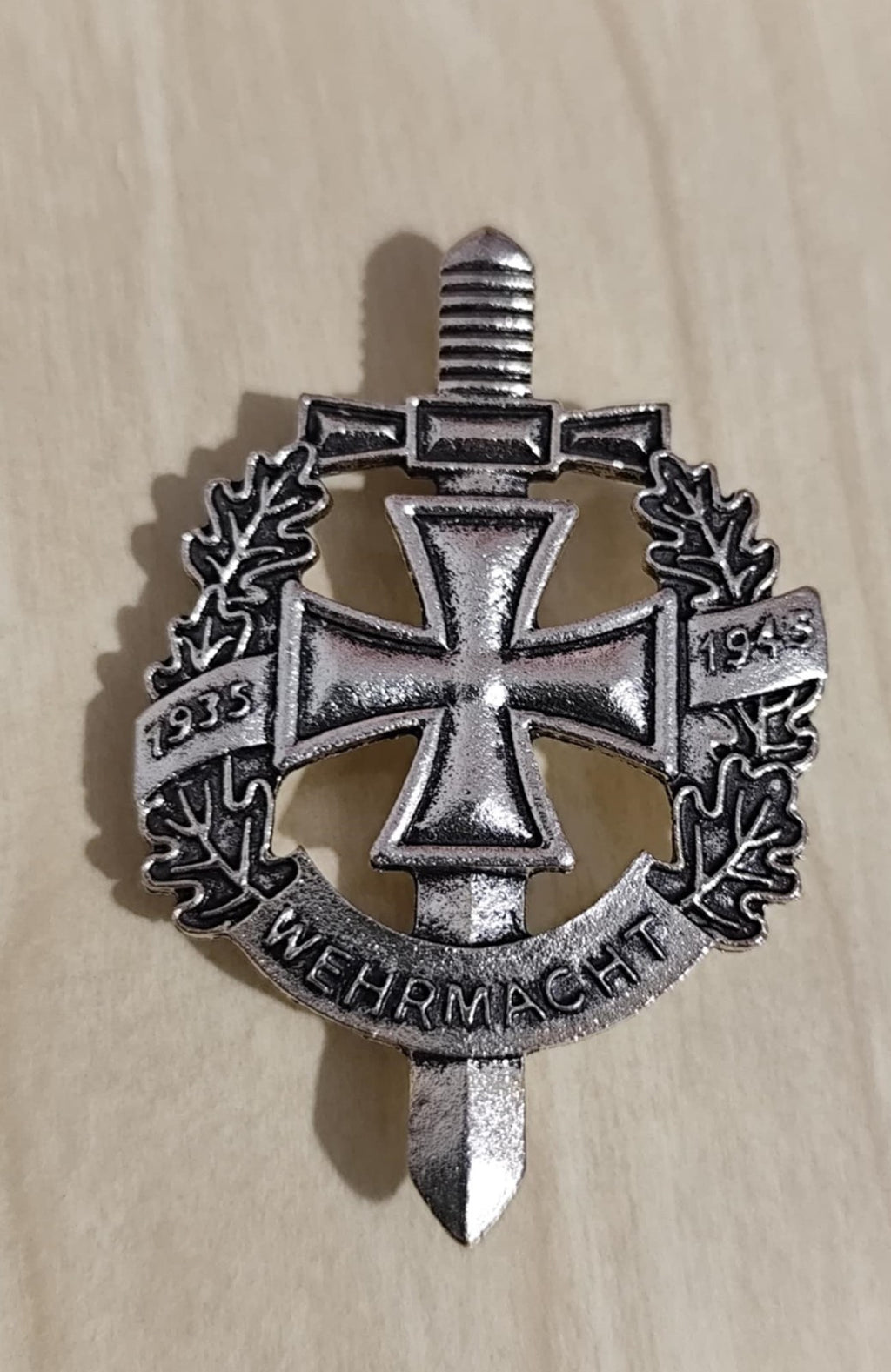 Antique Wehrmacht Military Badge Original