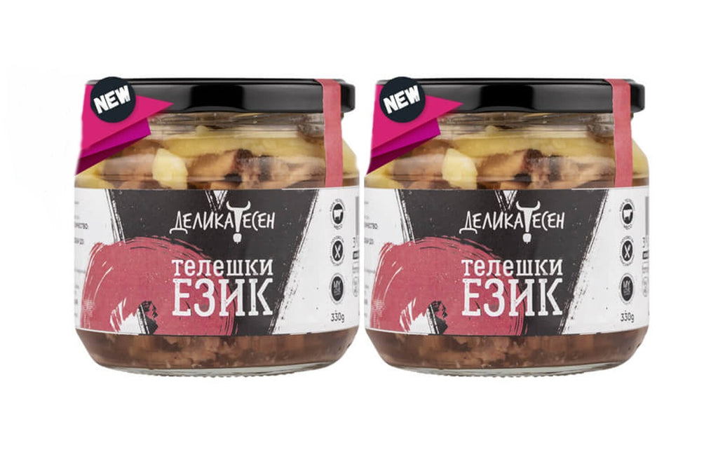 Veal tongue Delicatessen 2x 330g Bio Handmade