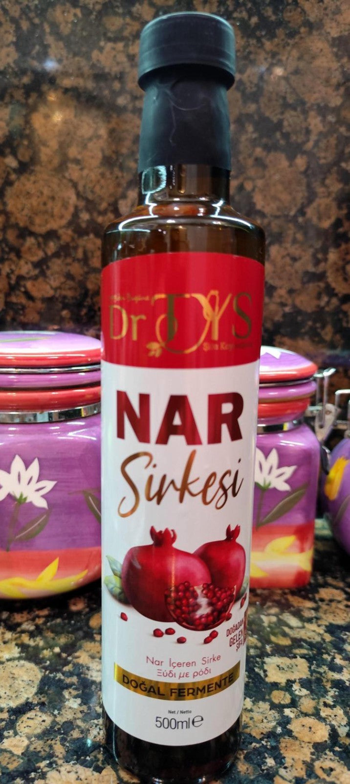 Turkish Balsamic Vinegar from Pomegranate 500 ml Natural