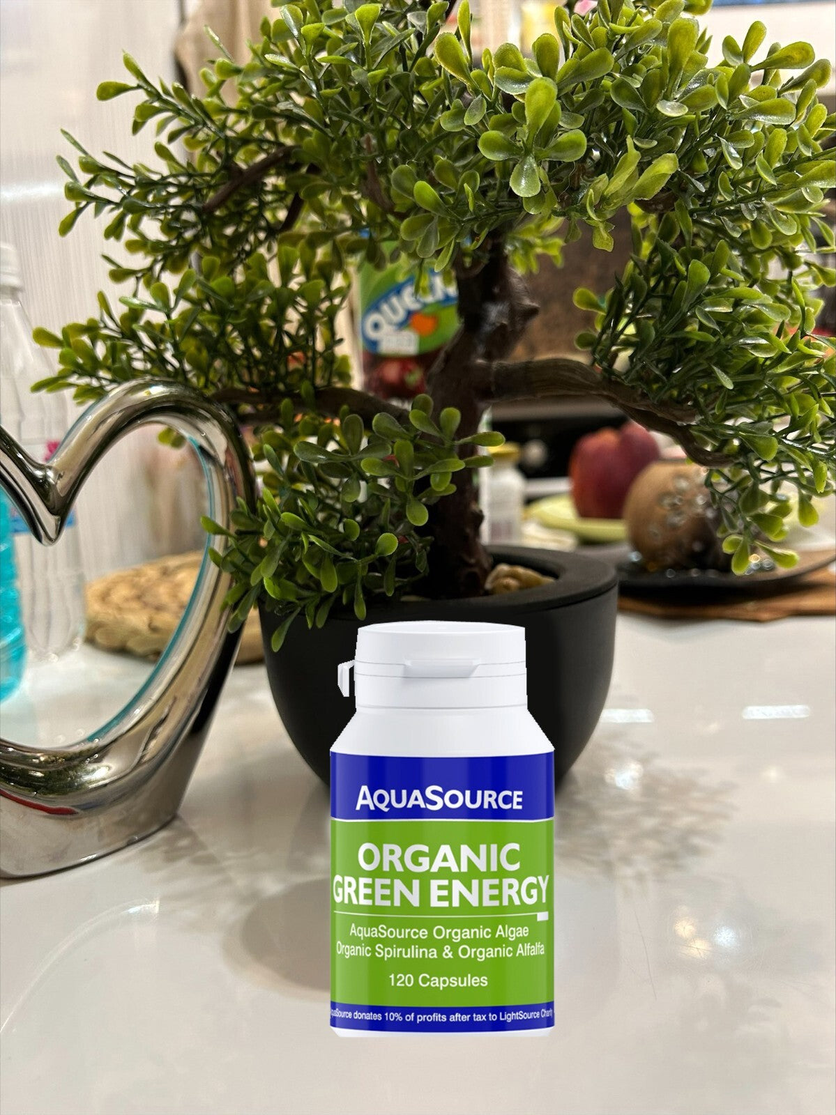 AquaSource Organic Green Energy 120 capsules Vegan
