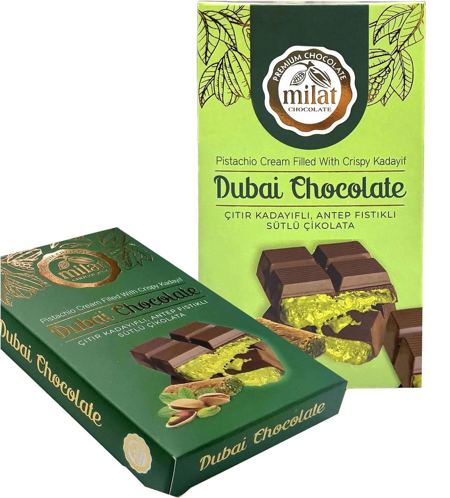 Dubai Chocolate with Kadaif and Pistachio Bolci 60g Milat