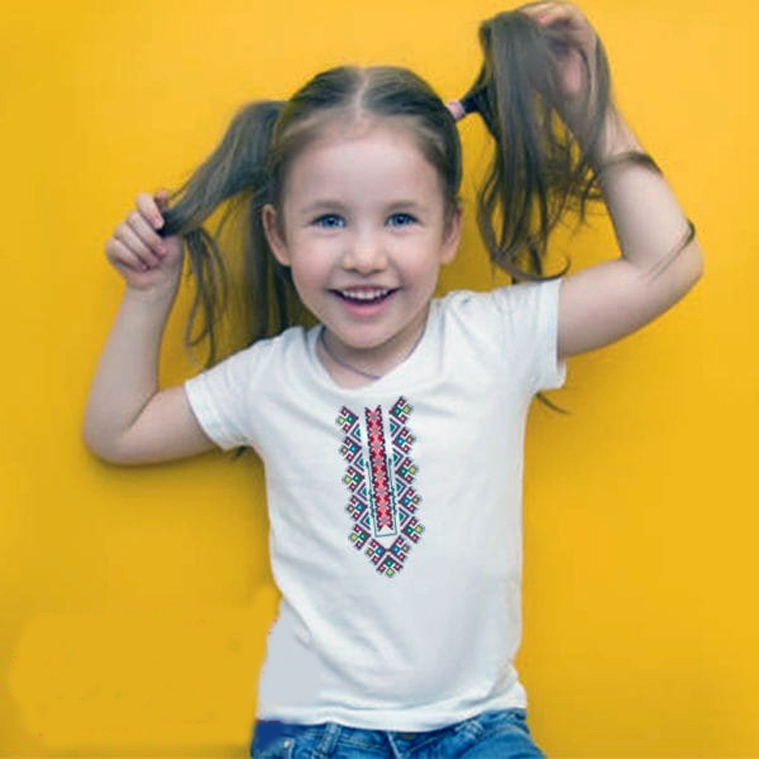 Ethnic T-shirt Women s men s children s T-shirt baby bodysuit with ethnic embroi