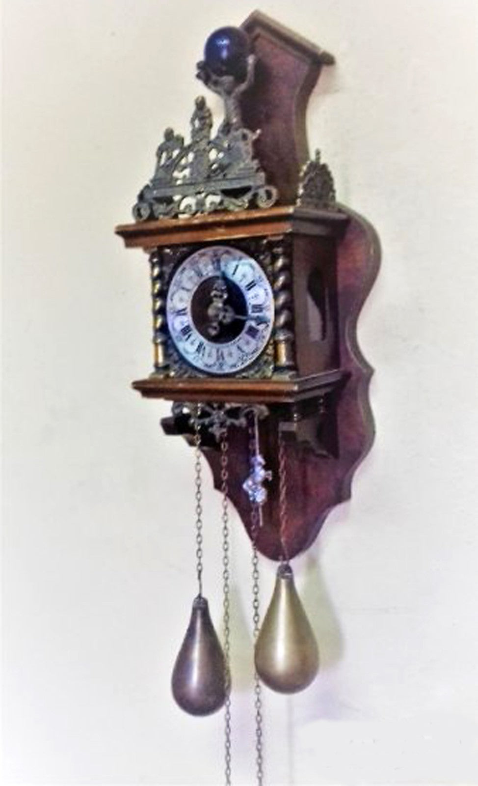 Antique Dutch wall clock old