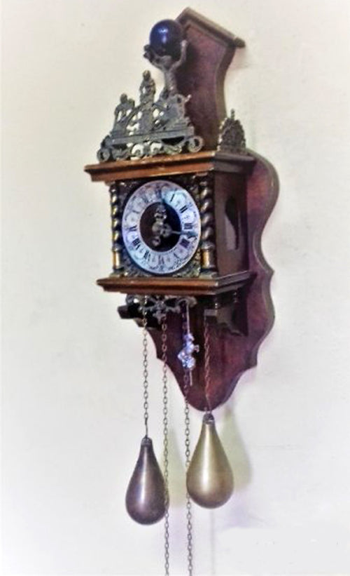 Antique Dutch wall clock old