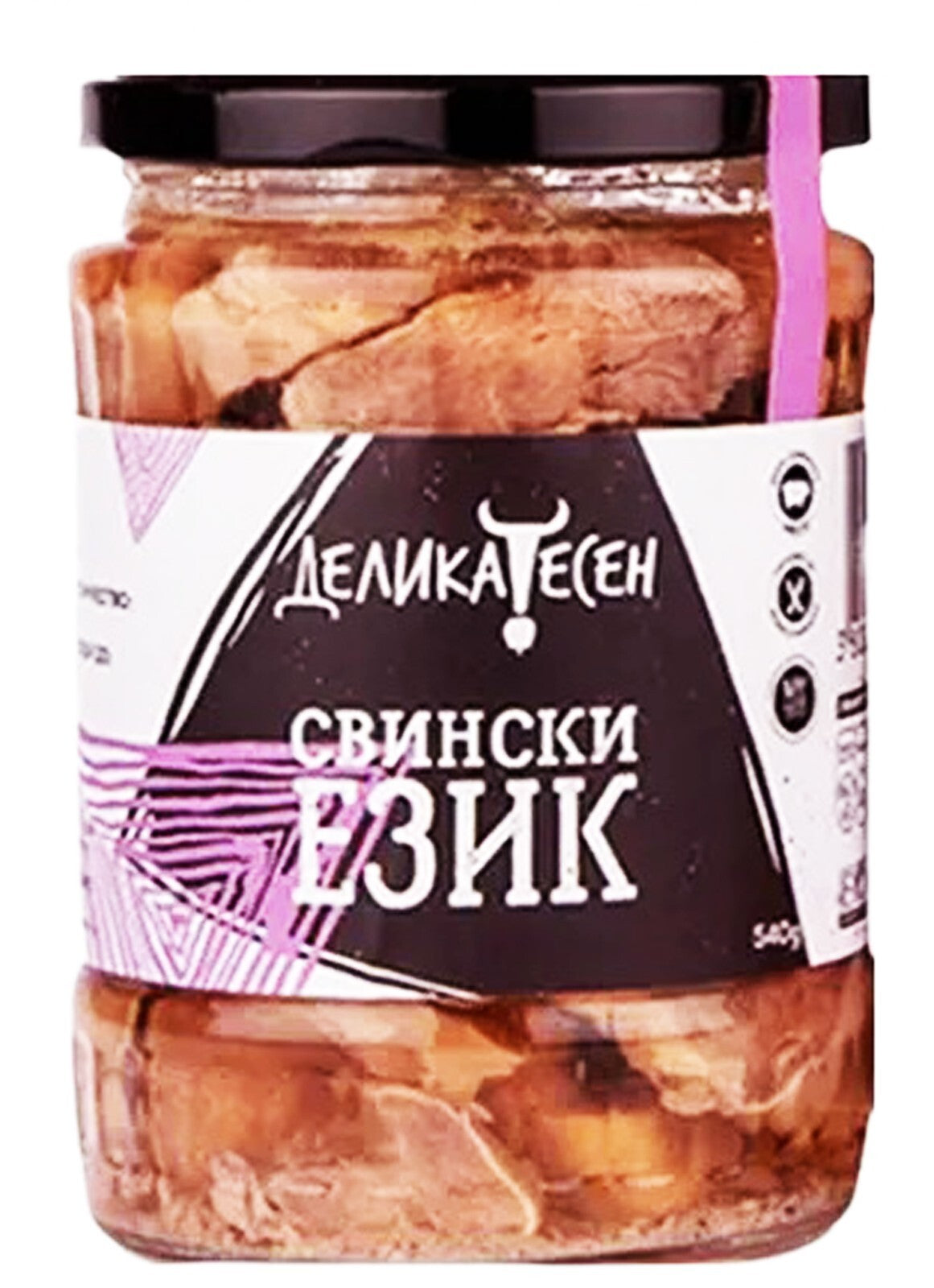Pork tongue Delicatessen 540g Organic Handmade