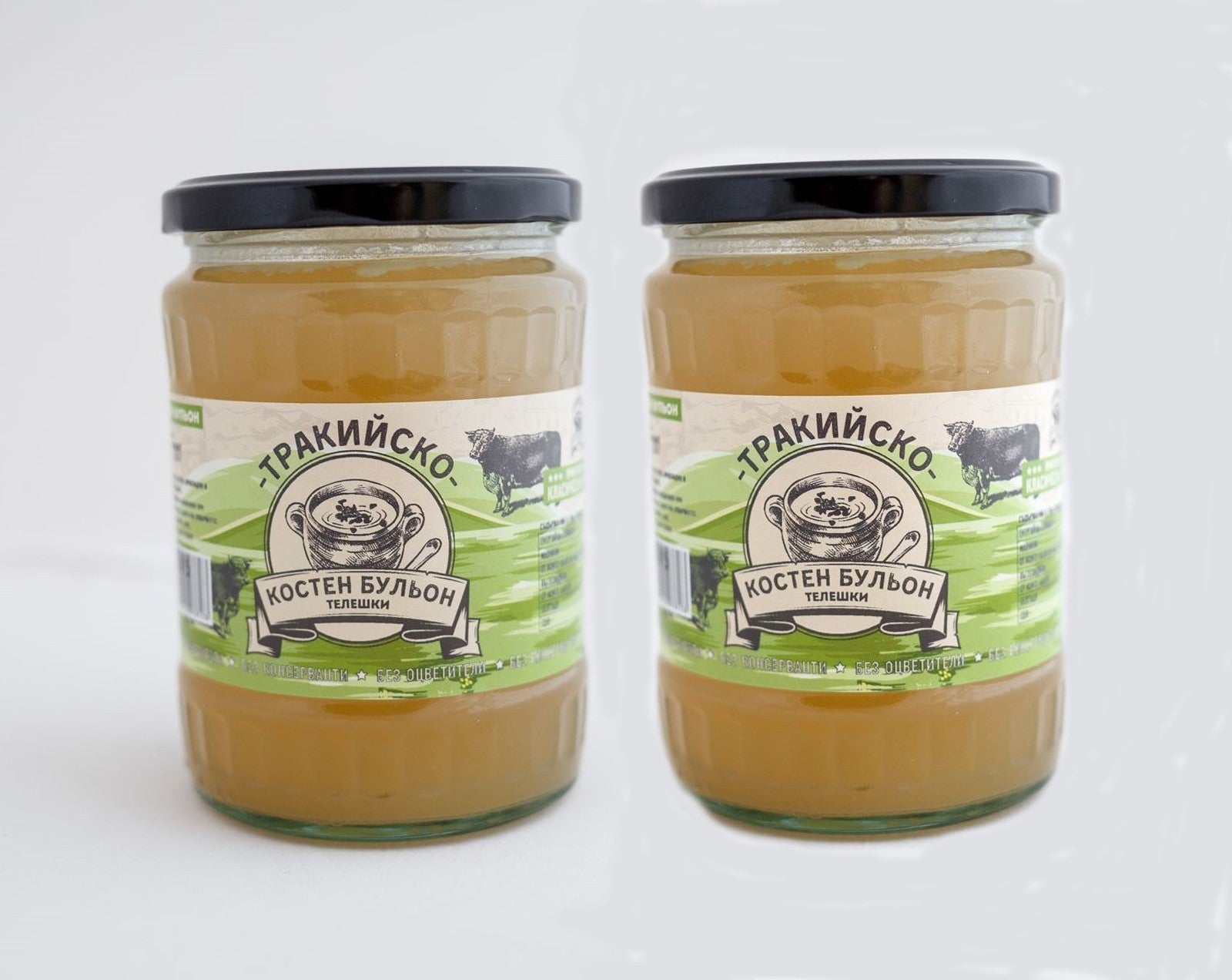 Beef bone broth Thracian 2x580ml All Natural Beef Bone
