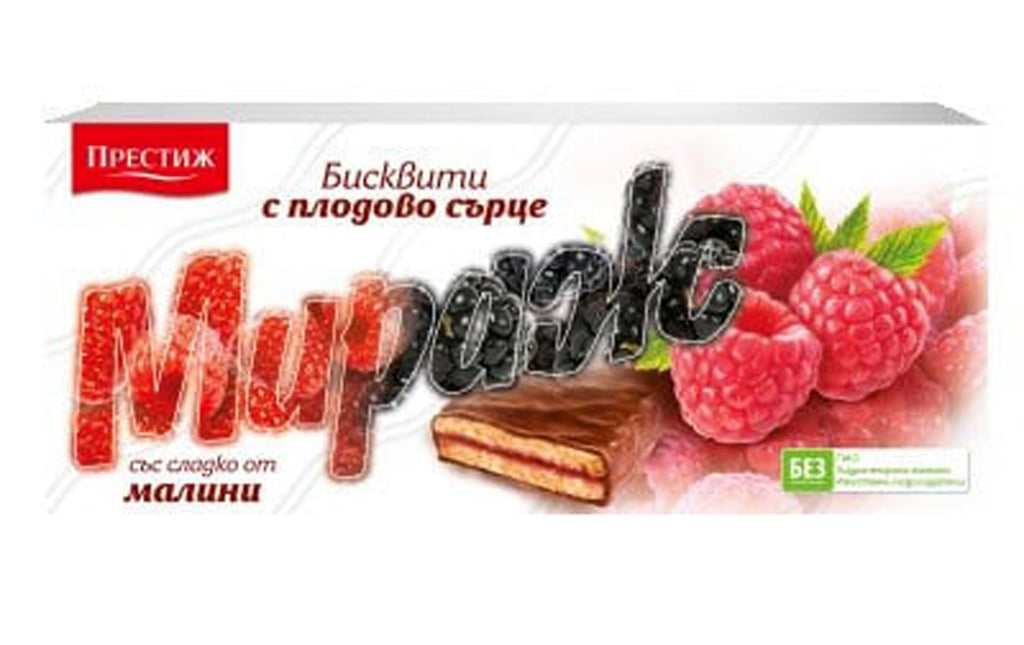 Fruit Heart Biscuit with Real Organic Raspberry Jam 176g